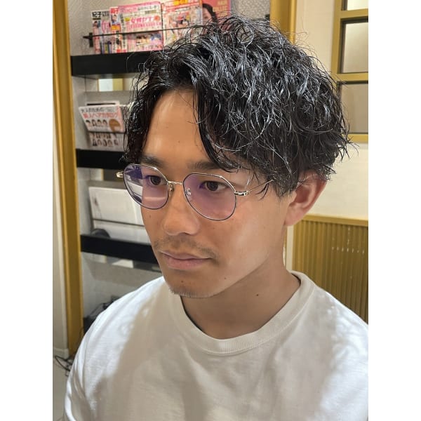 【大人気】カット+ツイスト、スパイラル、波巻きパーマ