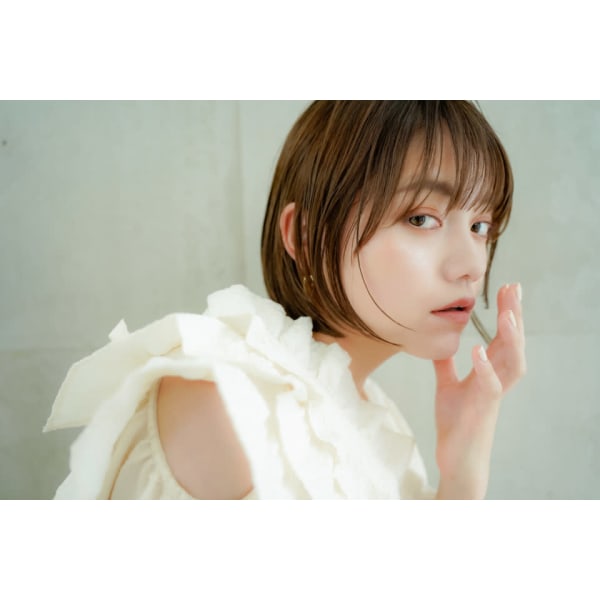 No,2【髪質改善】カット+アディクシーカラー+トキオTRケアプロ超音波アイロン¥11900