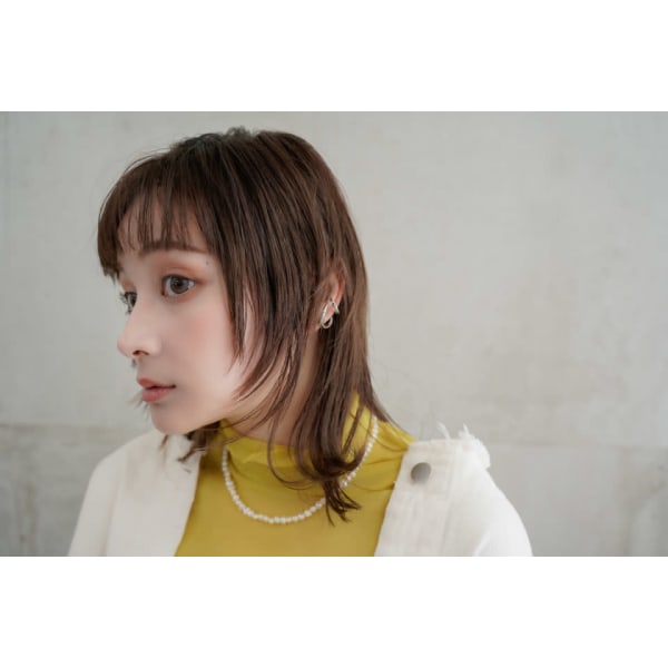 前髪カット+前髪縮毛矯正+コラーゲントリートメント¥6900