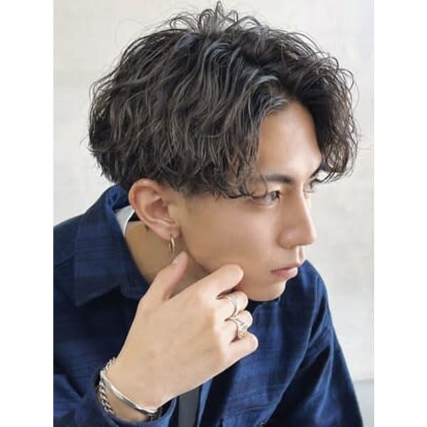 【ツイストスパイラルパーマ】カット×ツイスパパーマ(波巻き、ツイスト、各種パーマ対応）