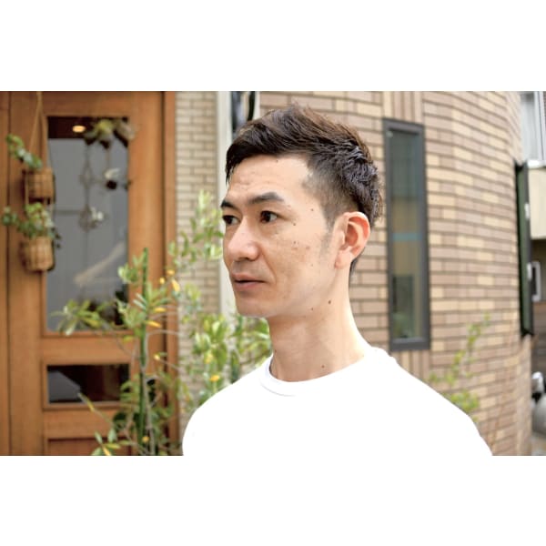 メンズカット/クレンジングヘッドスパ/ヘアカラー