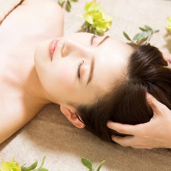 オーガニック艶カラー＋カット＋オーガニッククイックヘッドスパ（5分）