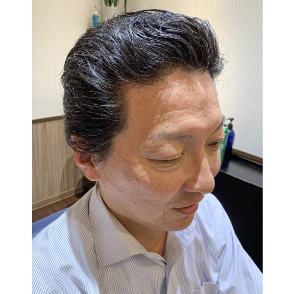 【BOSS指名限定】オールドボーイ（40代以上）の素材を生かしたオーダーメイドカット+シェービング