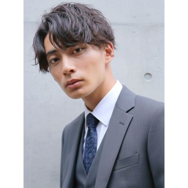 【men'sカット+パーマ+トリートメント】  ¥10000men's/men'sカット/パーマ