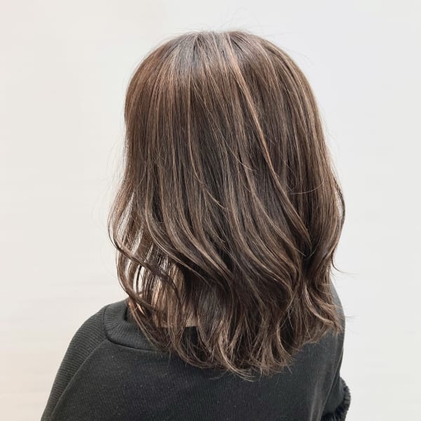 カット＋カラー(リタッチ)(白髪染めOK) [銀座]