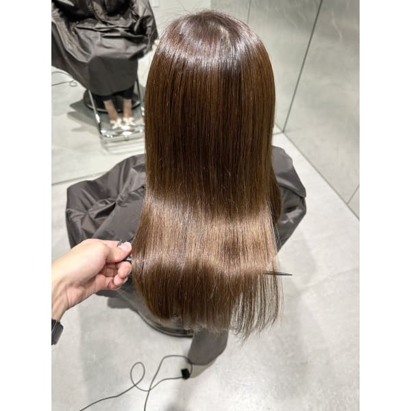 トレンドカラー+美髪トリートメント¥13000