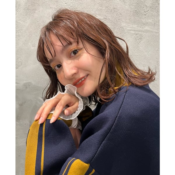 【＊当店新規人気No.1】カット＋透明感カラー＋トリートメント