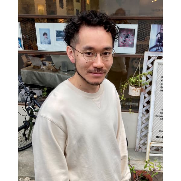【メンズ限定】カット+パーマ◇魔法のバブルmarbb◇