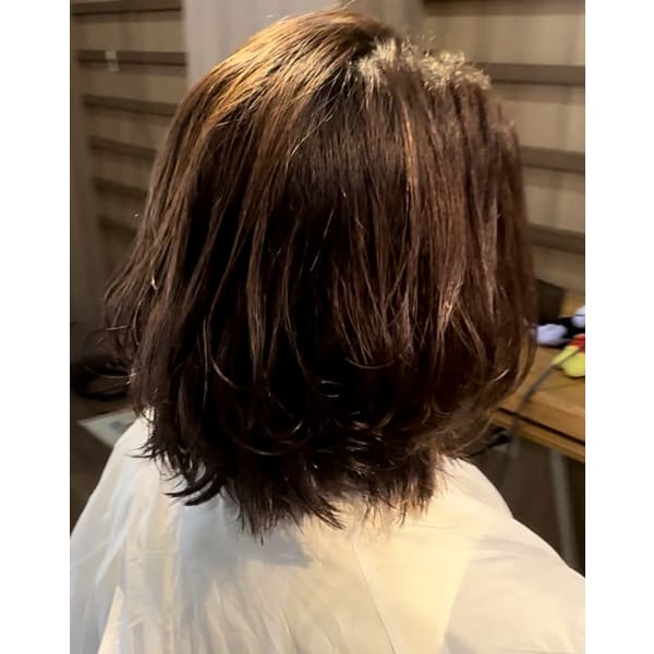 オーガニックカラー　ヴィラロドラ＋カット（シャンプーブロー込み）