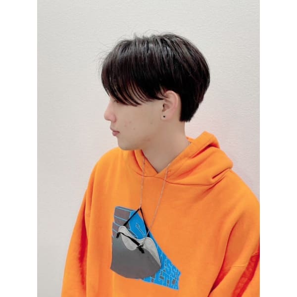 メンズカット＋炭酸スパ＋眉カット　￥4,400  #大野城#メンズ#ツーブロック#眉毛カット