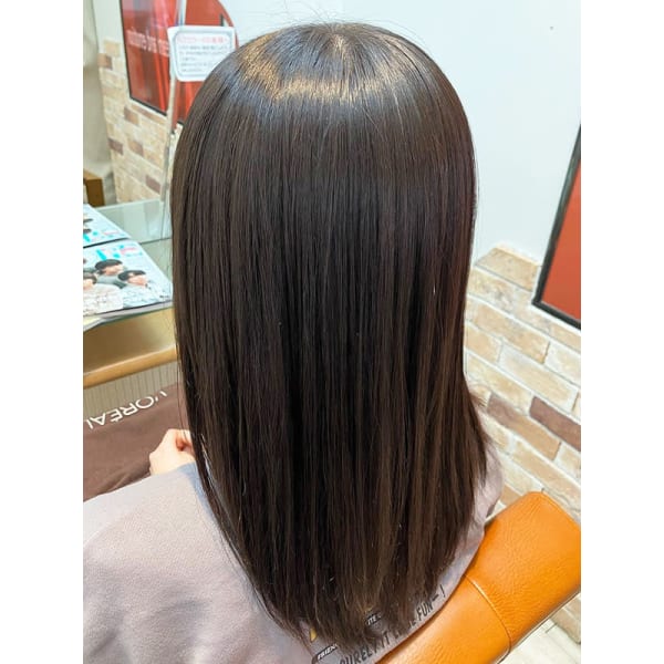 新規限定 縮毛矯正+カット (シャンプー・ブロー込)+ケラスターゼフュジオドーズトリートメント