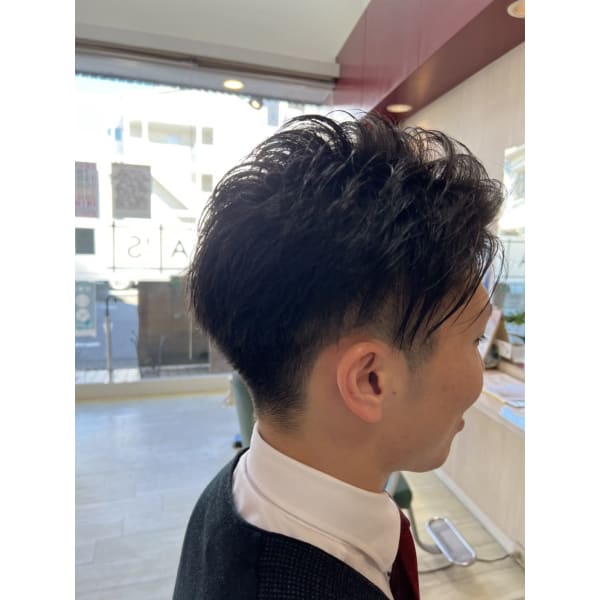 【楽天限定】 メンズカット+眉カット 炭酸シャンプー付き