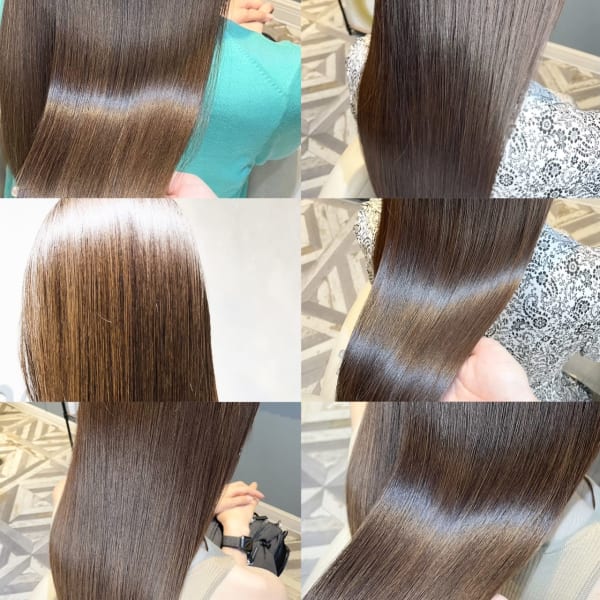 【★人気】カット+ セラミド縮毛矯正+ 前処理TR + リンケージトリートメント