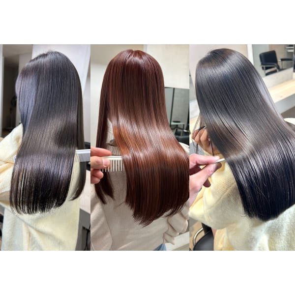 【大人気縮毛矯正 ☆】カット+自然な髪に♪イオンコスメ縮毛矯正