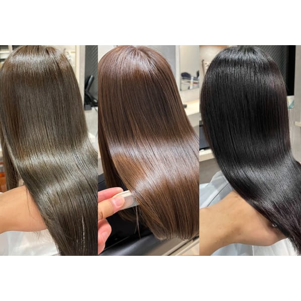 美髪♪【髪質改善ストレート】+超音波トリートメント