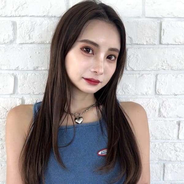 【髪質改善×髪質改善】カット+髪質改善縮毛矯正+艶カラー+2工程TR¥17,600