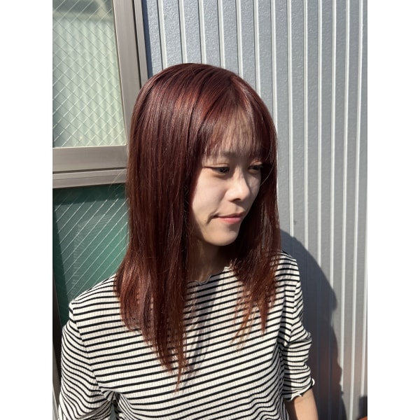 【新規限定価格】前髪カット+カラー+トリートメント￥8500