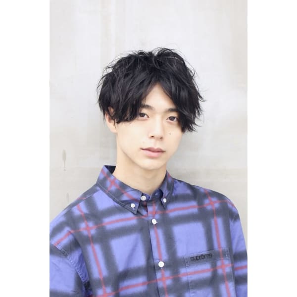 【桐原指名限定】カット+パーマ<眉ケア付>