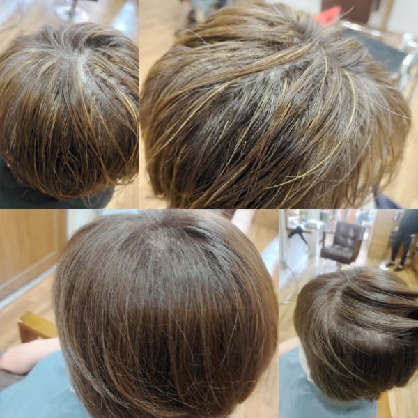 【佐藤指名限定☆】脱・白髪染めデザイングレイカラー２,０＋カット＋TR￥18700