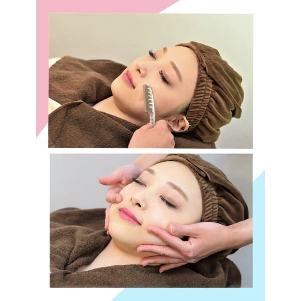 【ご新規様限定】うる肌シェービング(顔・襟・フェイシャルマッサージ)60分5,940