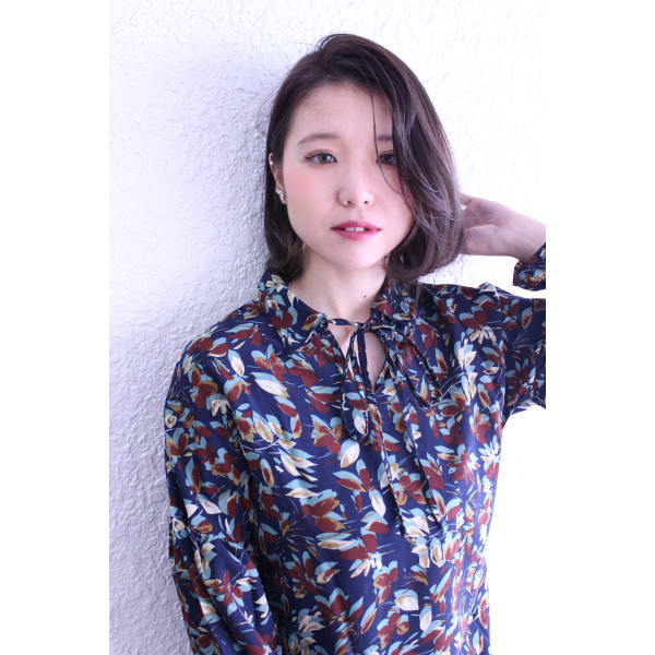 オススメ☆人気当店【No.1】メニュー☆小顔カット＋カラー＋トリートメント￥11,900