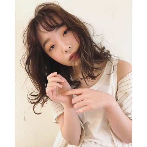 人気NO2★カット＋イルミナカラー＋TOKIOトリートメント【超音波アイロン付き】