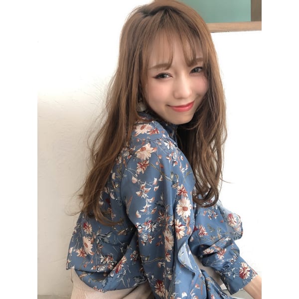 【カラー】カット＋リタッチ艶カラー＋ケラスターゼトリートメント