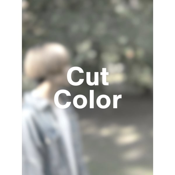 《上質な抜け感ショート》カラー＋カット￥11300