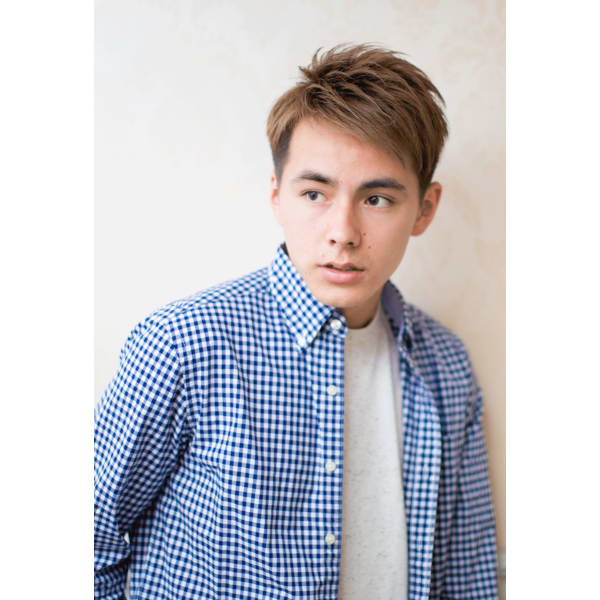 【メンズ限定】カット+ベーシックカラー+炭酸スパor３stepTr  ￥9500