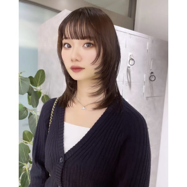 似合わせカット+艶カラー+髪質改善オージュアトリートメント