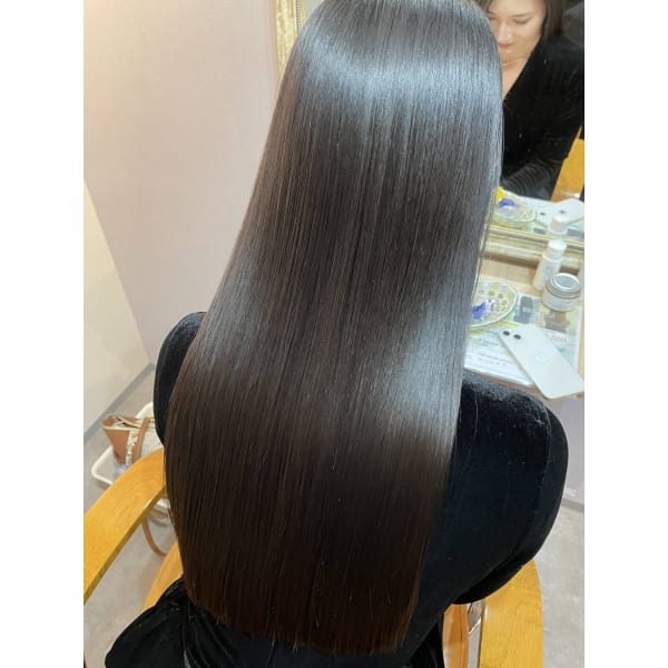 カット+ダメージ軽減縮毛矯正+極潤トリートメント