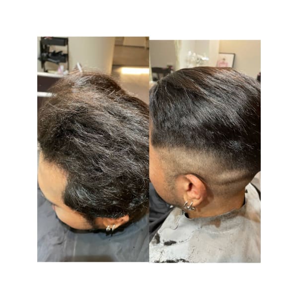 束感カット＋縮毛矯正