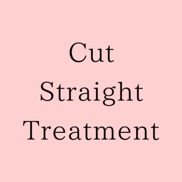 【ストレスフリー♪】カット・クオライン縮毛矯正・前後処理トリートメント　￥15,000