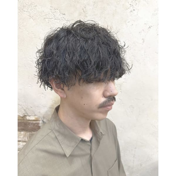 ★カット+コスメ波パーマ+ナノバブルシャンプー付¥11000