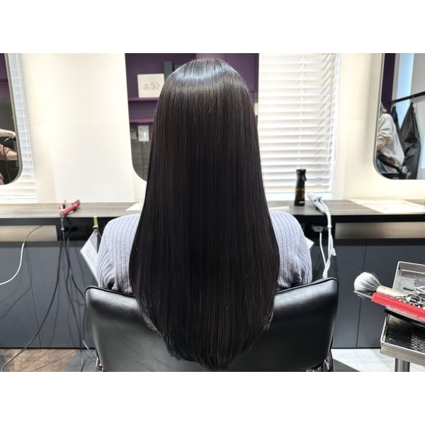 超美髪♪カット+ケアカラー +髪質改善特濃トリートメント￥19,800