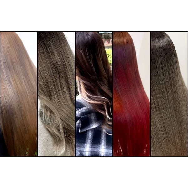 【定番人気】デザインカット+艶カラー(白髪染め可)