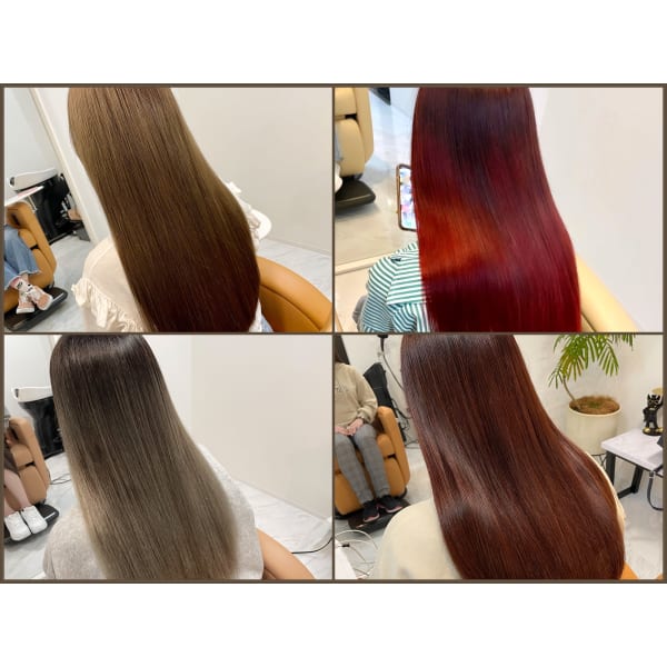 艶カラー(白髪染可)+1stepトリートメント¥8,800