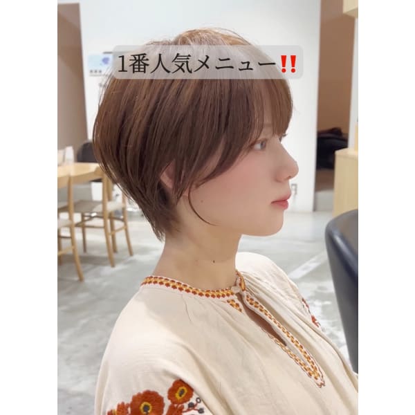 【人気No.2】似合わせカット＋カラー＋インティウムトリートメント　¥10700