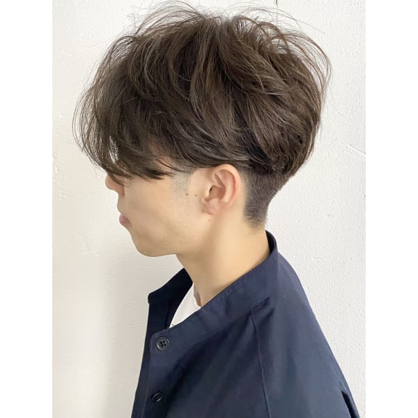 【メンズ】カット+カラー+眉カット(白髪染めもOK) 12100円→9680円