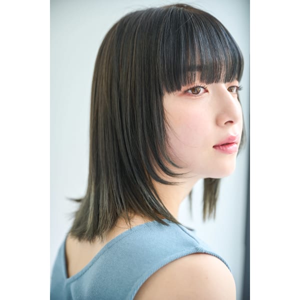 カット+コスメ縮毛矯正+ナノバブルシャンプー付¥10500