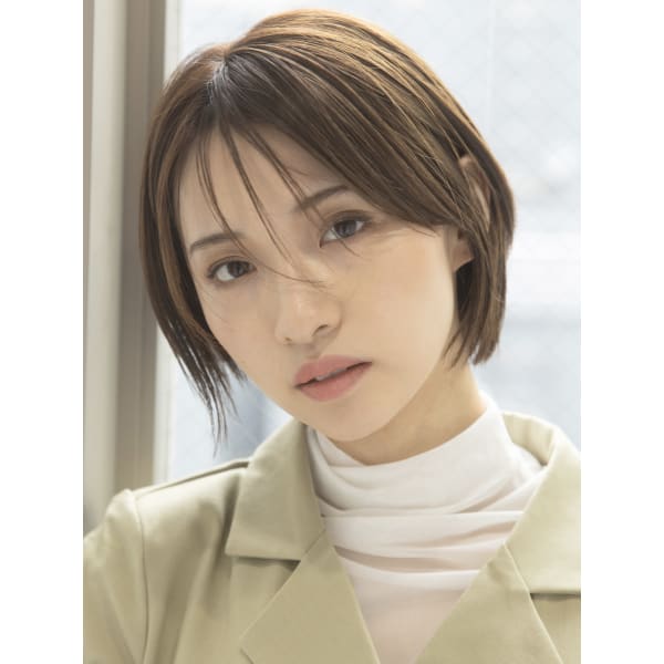 【当店人気NO.1】似合わせカット+透明感カラー/白髪染め/ゼロテク可/銀座駅/銀座一丁目駅/東銀座
