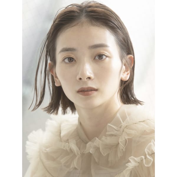 【顔周り・前髪カット＋髪質改善ストレート】[銀座駅/銀座一丁目駅/東銀座駅/有楽町駅］