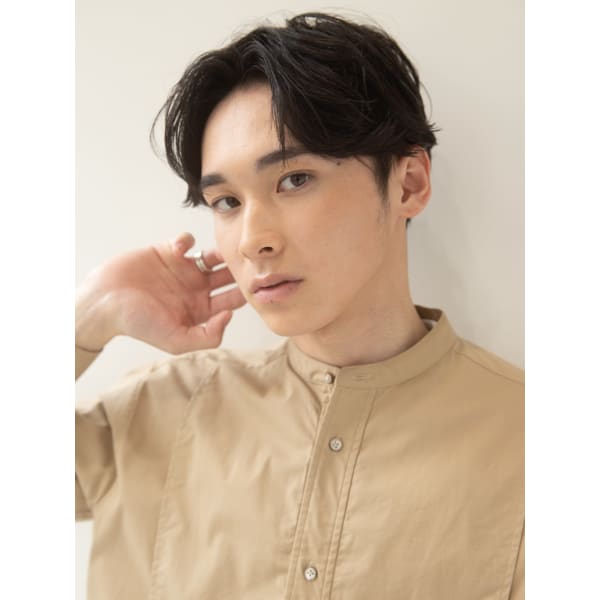 【メンズ限定】カット＋ニュアンスパーマ[銀座駅/銀座一丁目駅/東銀座駅/有楽町駅］