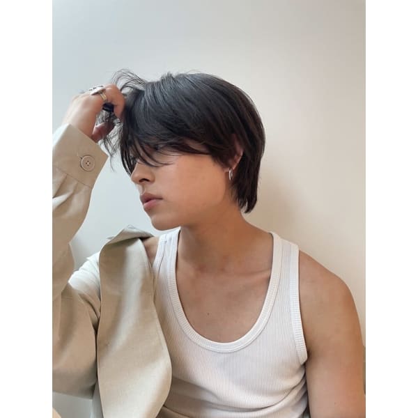 【Men's☆限定】カット+TOKIOストレート+眉カット☆ ¥13800