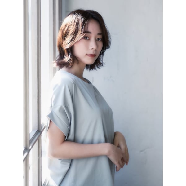 【超音波アイロン◎】カット+カラー+選べるトリートメント