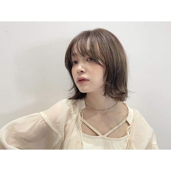 人気NO.1☆小顔カット＋透明感アディクシーカラー＋オージュアトリートメント　¥11,000