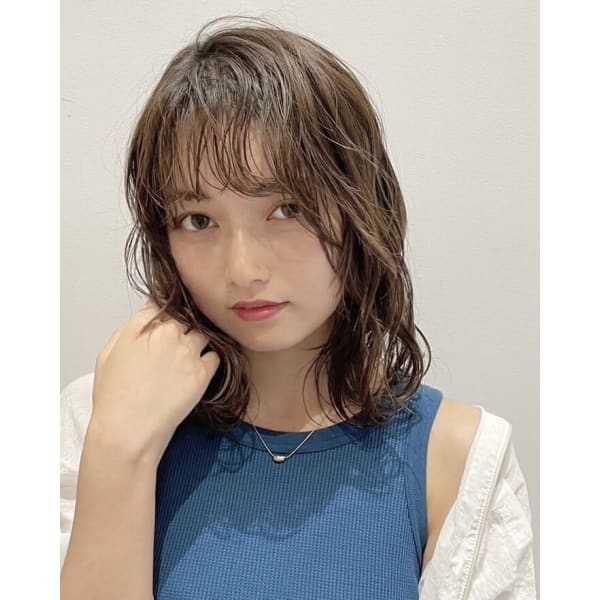 人気NO.2☆お洒落ニュアンスウェーブパーマカット＋オージュアトリートメント　¥11,700