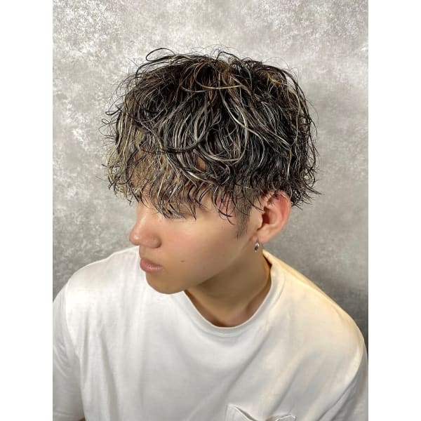 【men’s専用】カット＋3Dハイライト＋炭酸シャンプー￥20,350→◆￥14,300