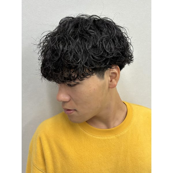 【平日限定】カット＋波巻きスパラルパーマ￥13,000（本厚木/メンズカット/メンズパーマ）