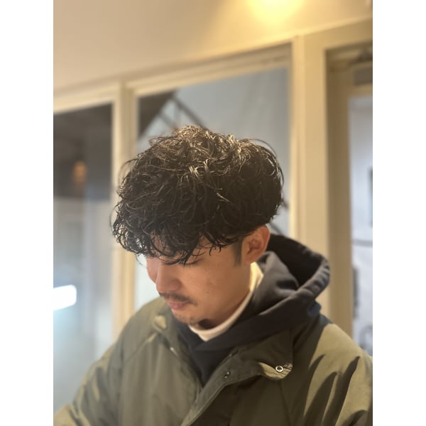 【簡単にセットが決まる！】メンズカット＋似合わせメンズパーマ